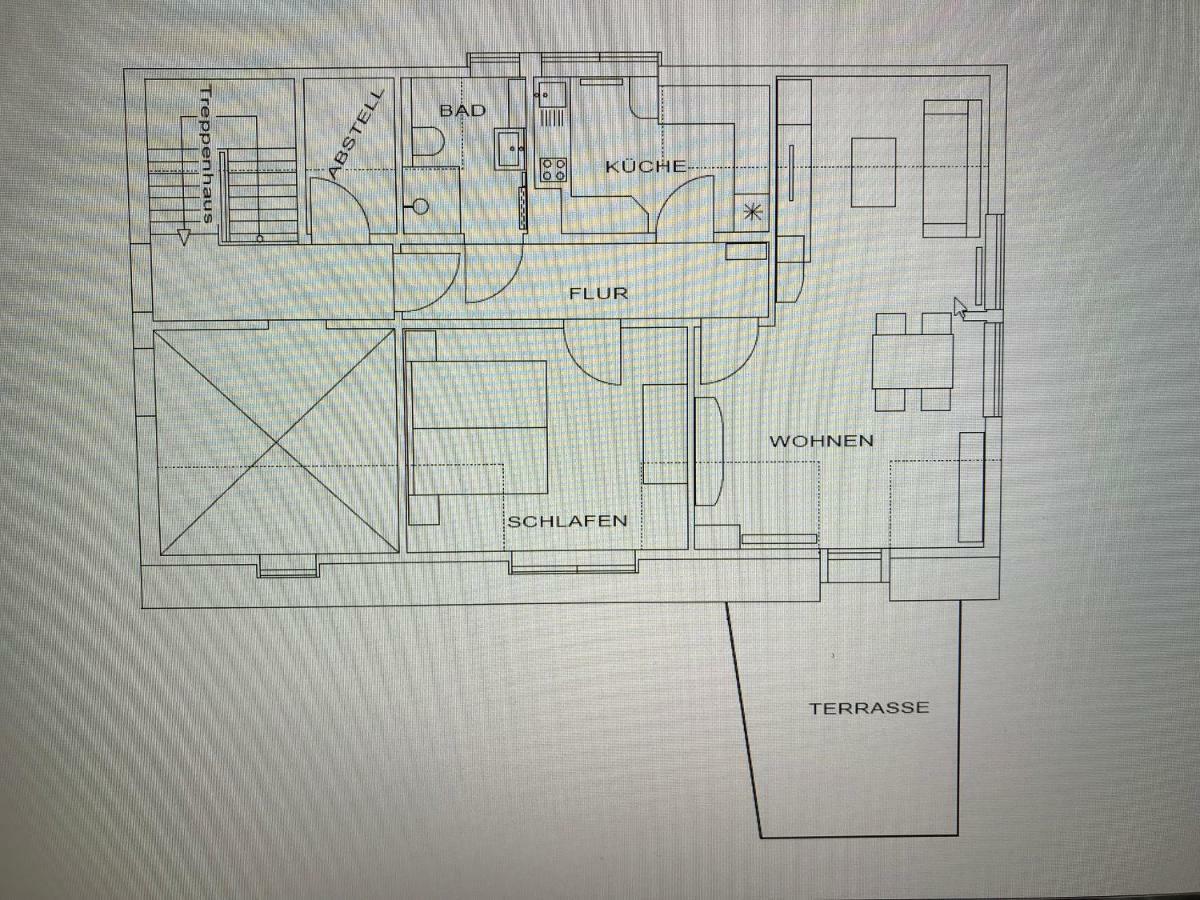 Peedy'S Luxurioese 60M² Wohnung Mit Balkonterrasse شتاده المظهر الخارجي الصورة
